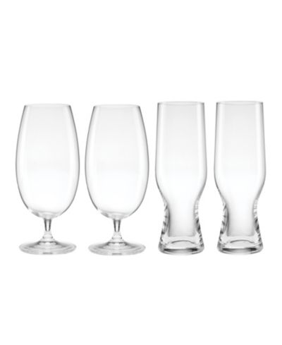 Lenox Tuscany Classics Assorted Beer Glass Set, 4 Piece
