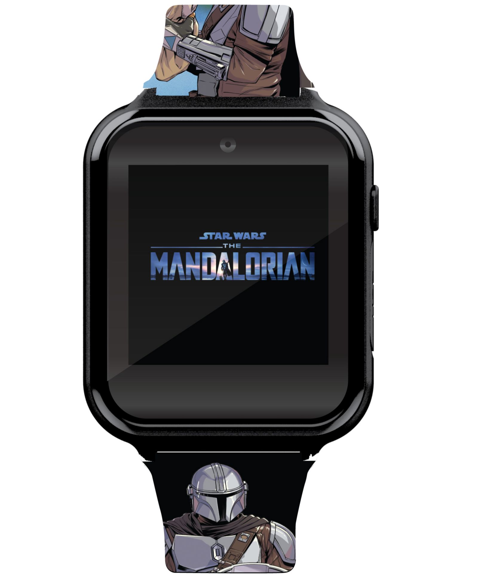 Детские смарт-часы Star Wars Mandalorian Gray Silicone 38mm