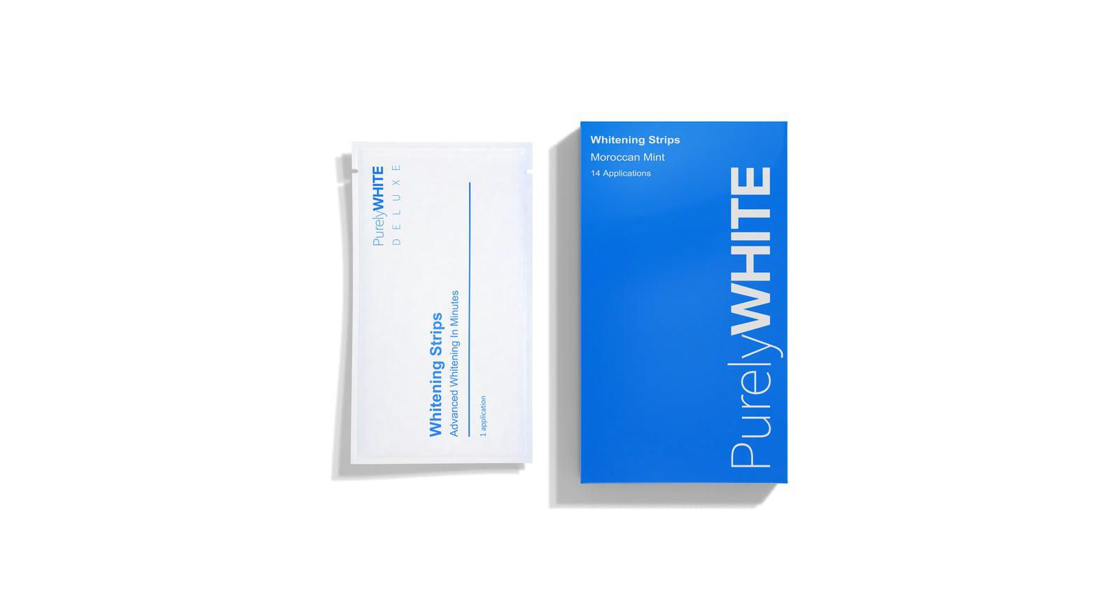 PurelyWHITE DELUXE Whitening Strips - 15pk