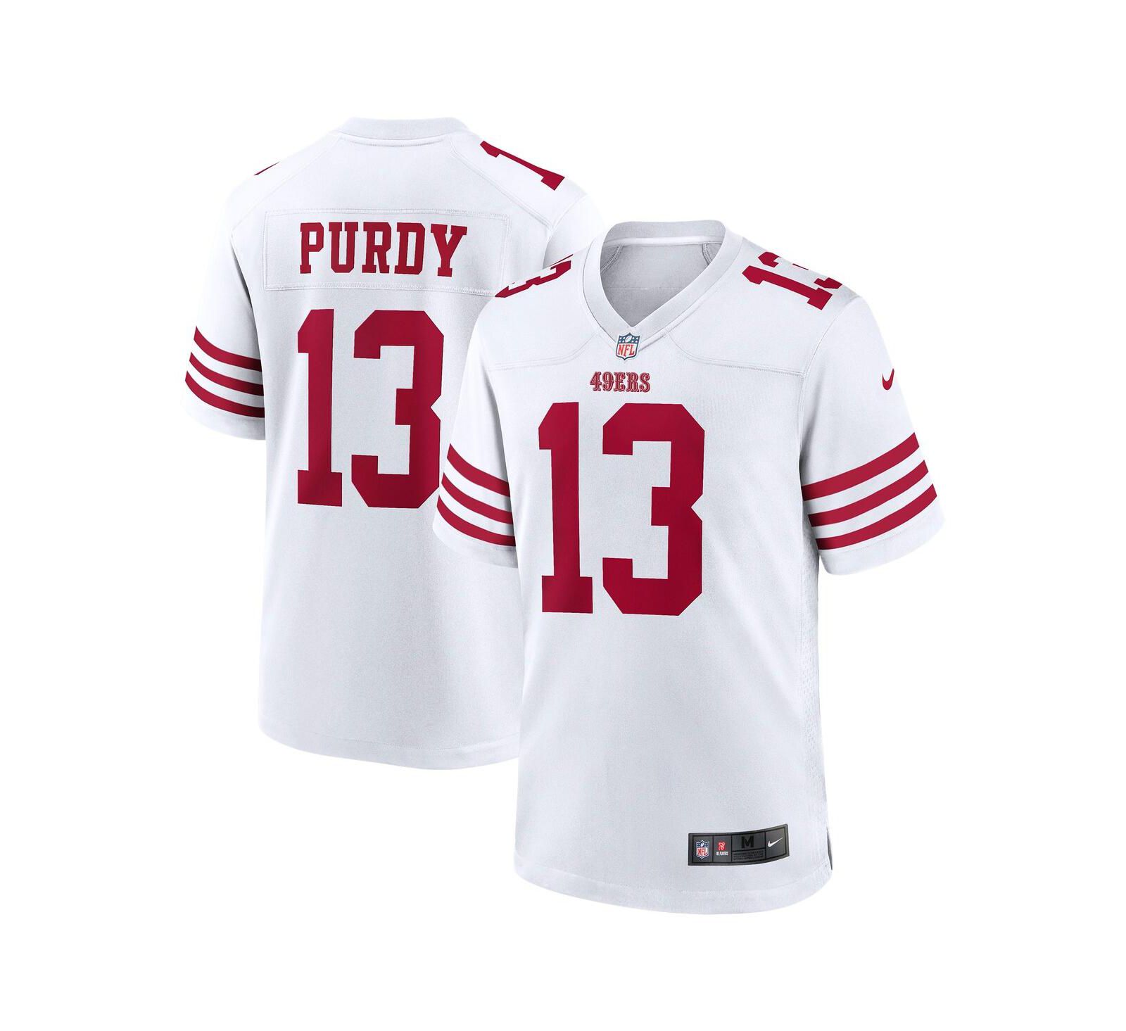 Мужская джерси Nike Brock Purdy White San Francisco 49ers Game Player