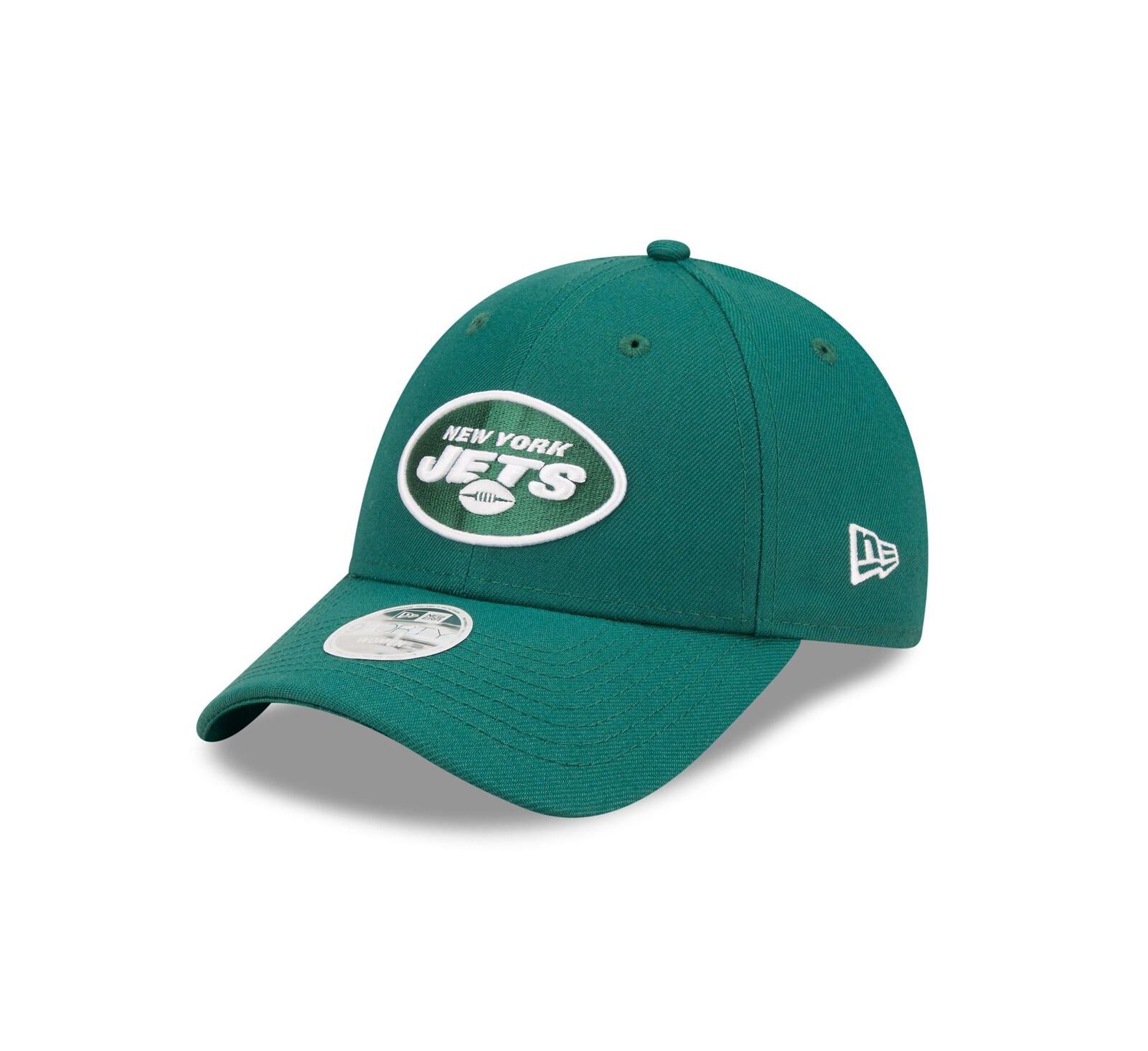 Женская кепка New Era Green New York Jets Simple 9FORTY Adjustable