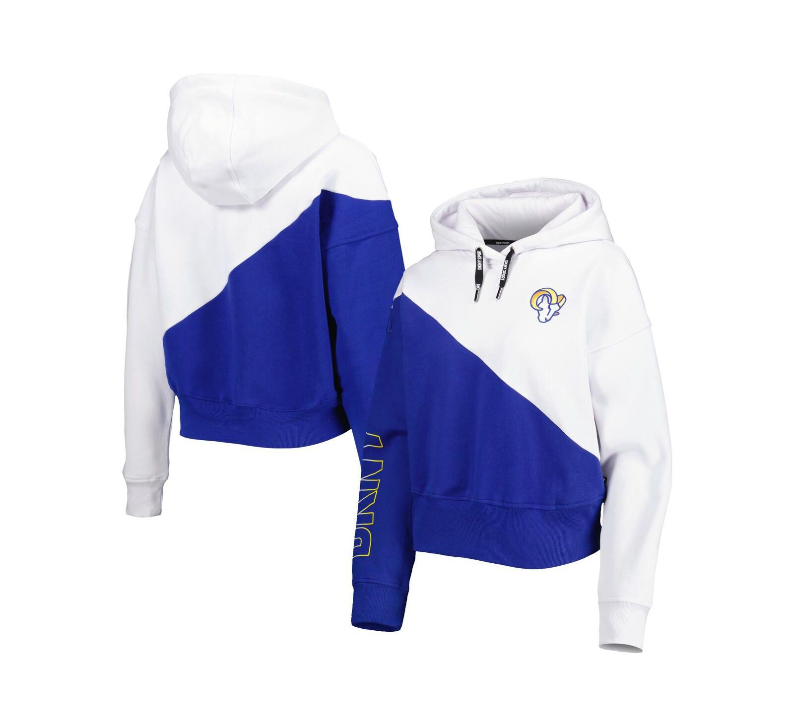 Женское худи DKNY Sport Los Angeles Rams Bobbi Color Blocked Pullover