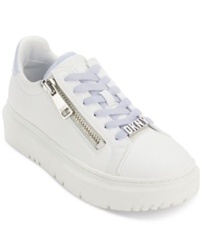 DKNY Women's Matti Lace-Up Zip Sneakers