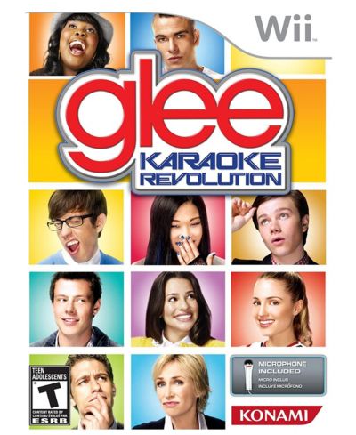 Karaoke Revolution Glee Music Bundle with Microphone Nintendo Wii