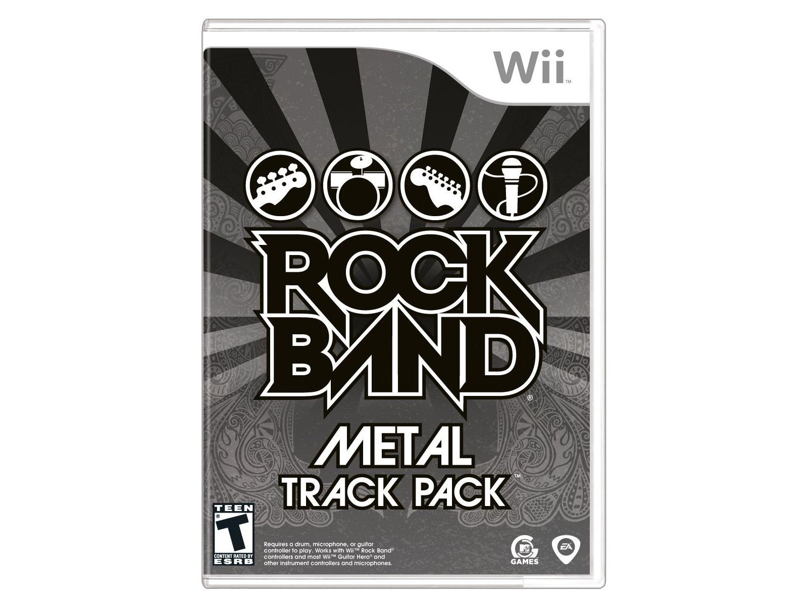 Rock Band: Metal Track Pack 4 игрока Nintendo Wii