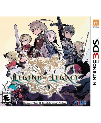The Legend of Legacy Fantasy RPG Nintendo 3DS Launch Edition