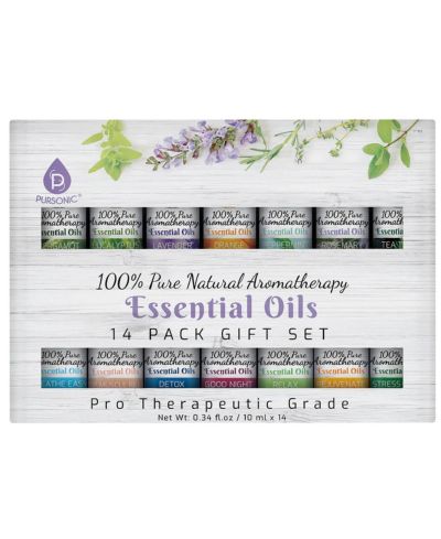 PURSONIC 14 Pack of 100% Pure Essential Aromatherapy Oils