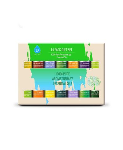 PURSONIC 14 pack of 100% Pure Essential Aromatherapy Oils