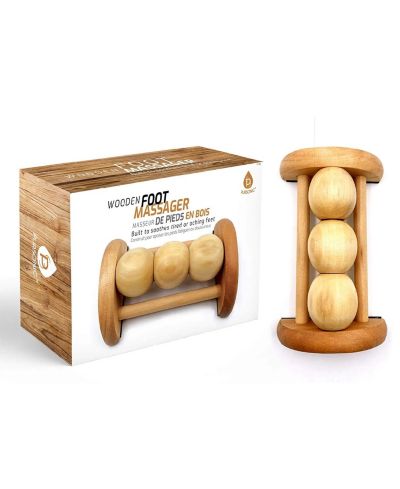 Pursonic деревянный массажер для ног All Natural Wooden Foot Massager Roller