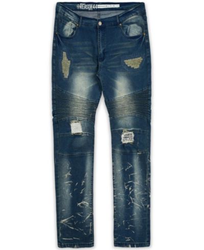 Reason Мужские джинсы Skinny Denim Mulberry Moto, Big and Tall