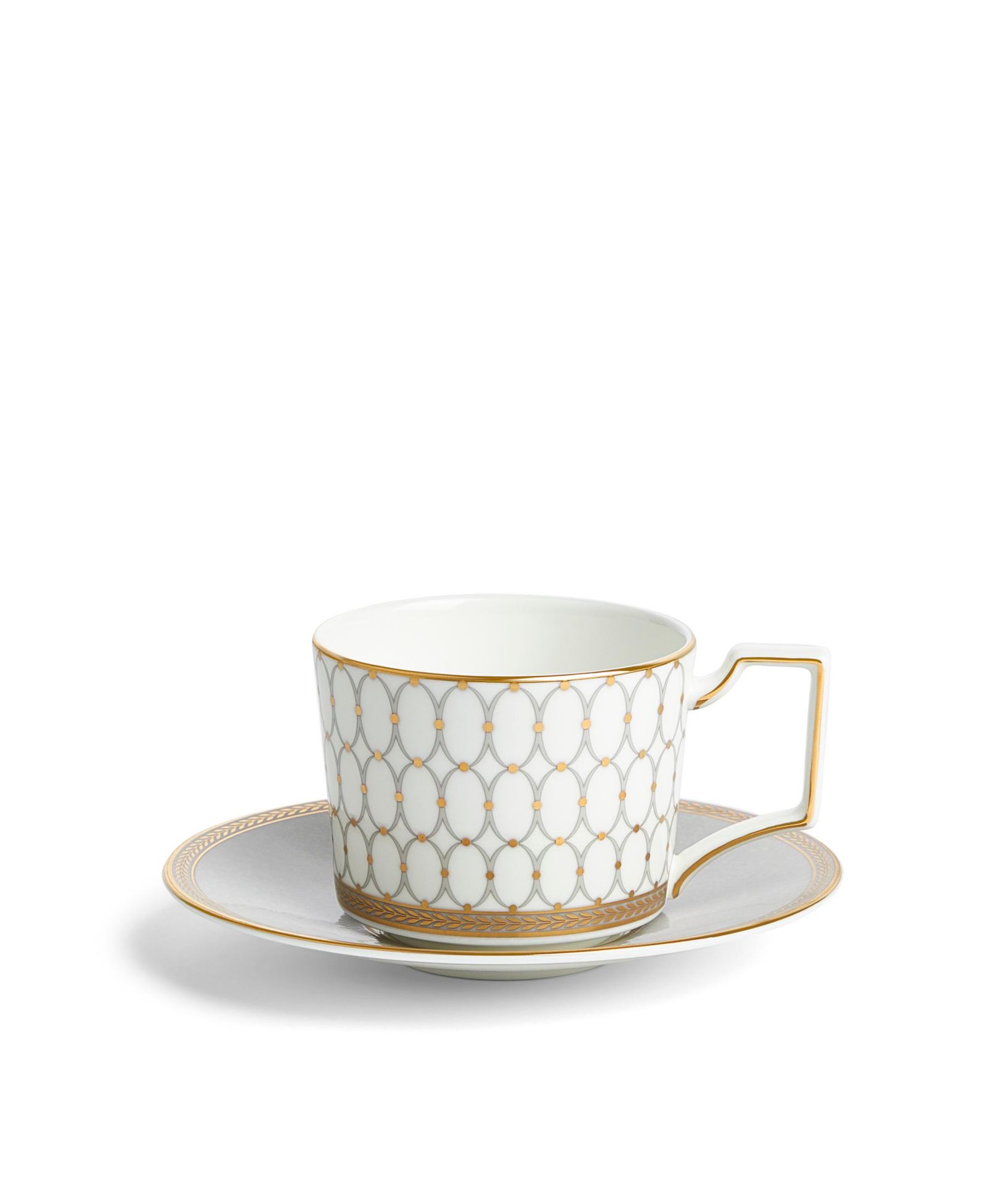 Чашка с блюдцем Renaissance Grey Teacup Saucer, Wedgwood