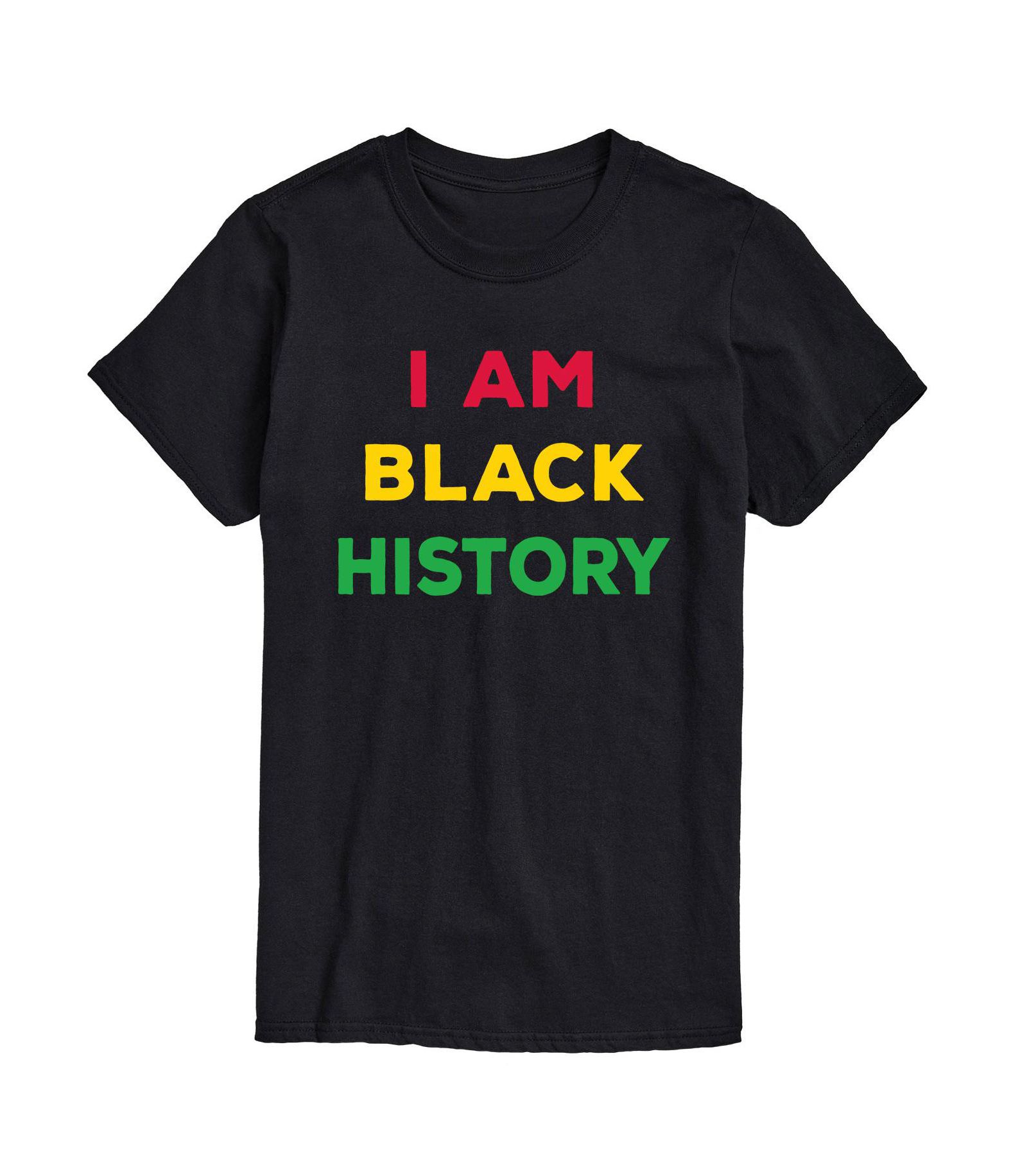 AIRWAVES Men's I Am Black History Month Short Sleeves T-shirt