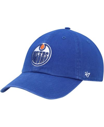 Мужская регулируемая кепка '47 Brand Royal Edmonton Oilers Clean Up Adjustable Hat