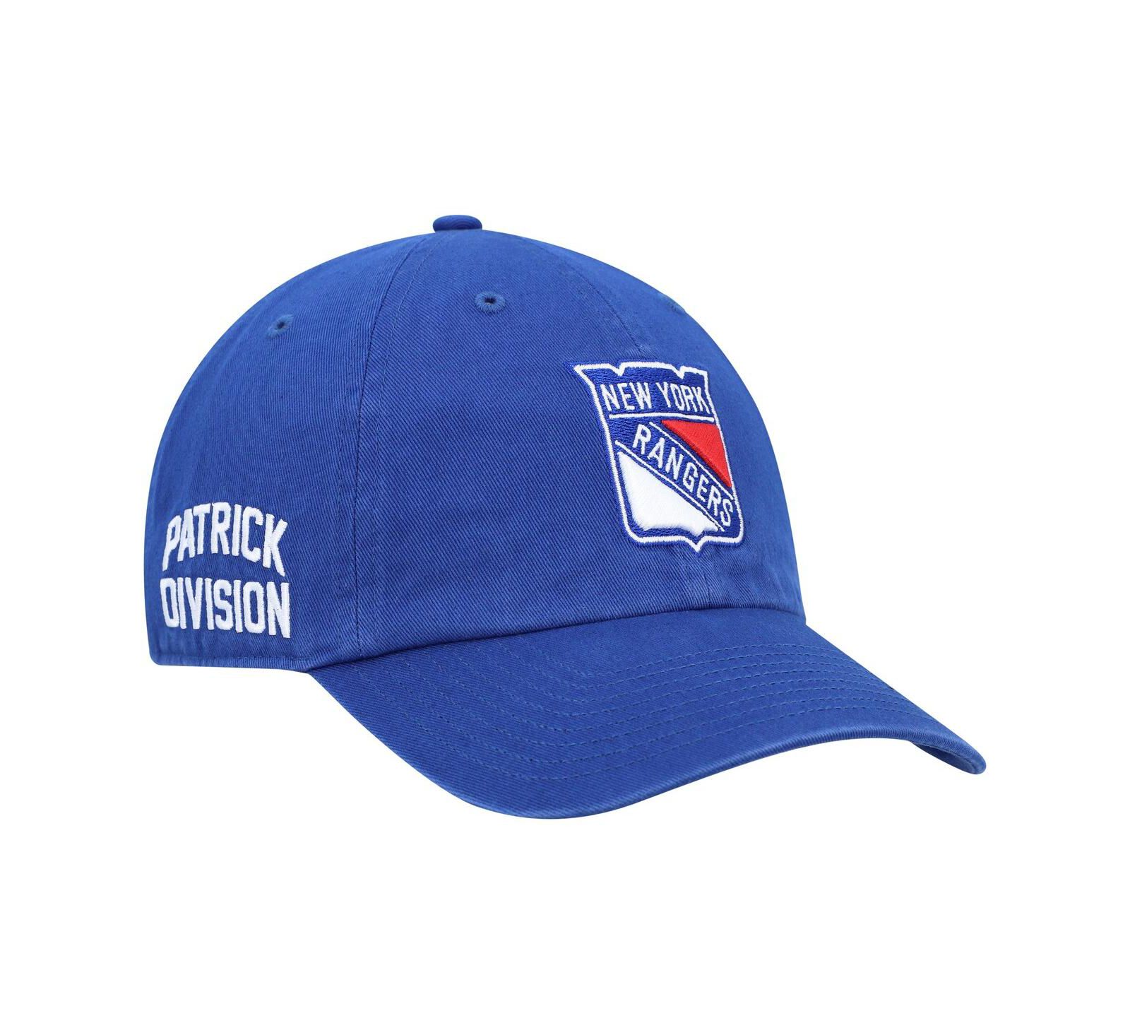 Мужская бейсболка '47 Brand Royal New York Rangers Clean Up регулируемая