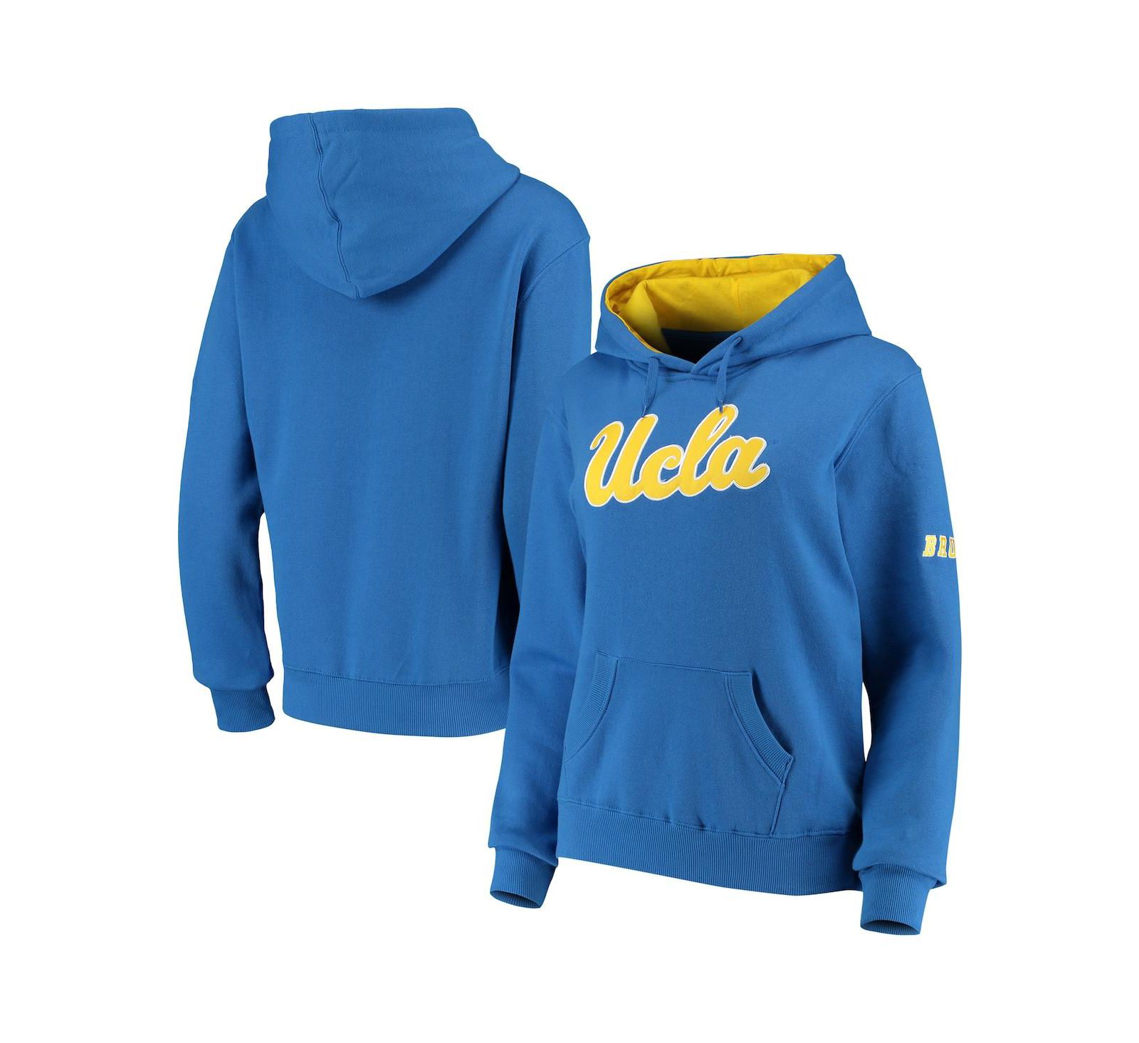 Women's Stadium Athletic Blue UCLA Bruins Big Logo Pullover Hoodie