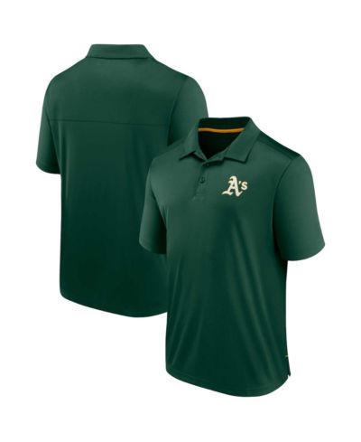 Мужская рубашка-поло Fanatics Green Oakland Athletics Hands Down Polo Shirt