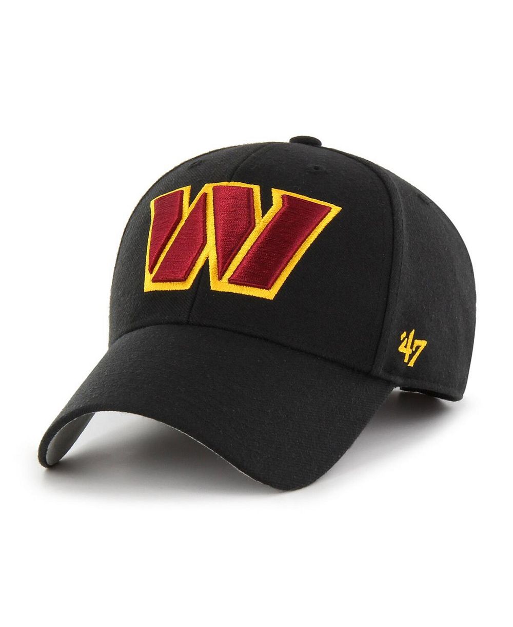 Мужская кепка '47 Brand Black Washington Commanders MVP Adjustable