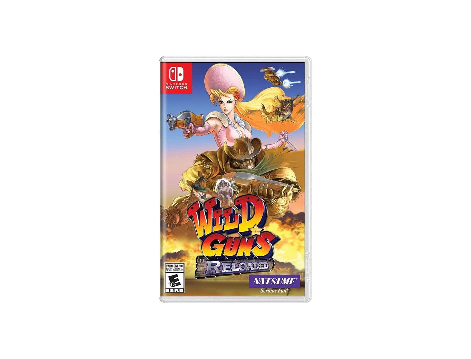 Игра Natsume Wild Guns Reloaded Arcade Shooter Multiplayer Nintendo Switch Natsume