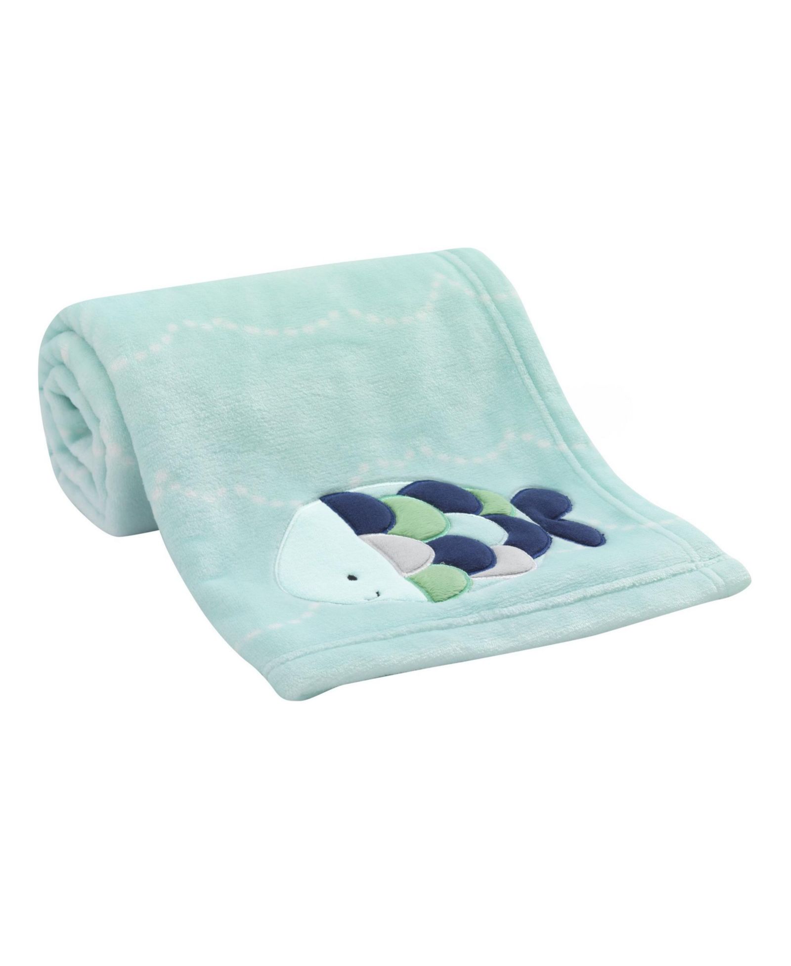 Lambs & Ivy Oceania Blue океанский детский плед из роскошного коралла, флис