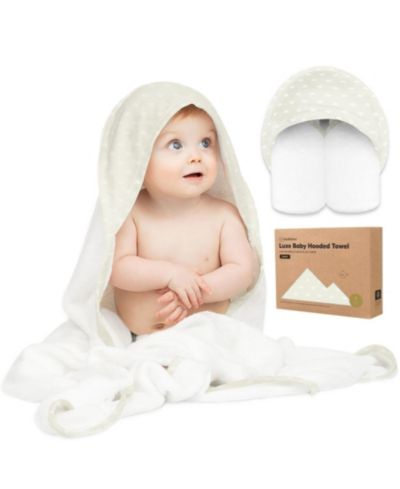 KeaBabies Детское махровое полотенце с капюшоном