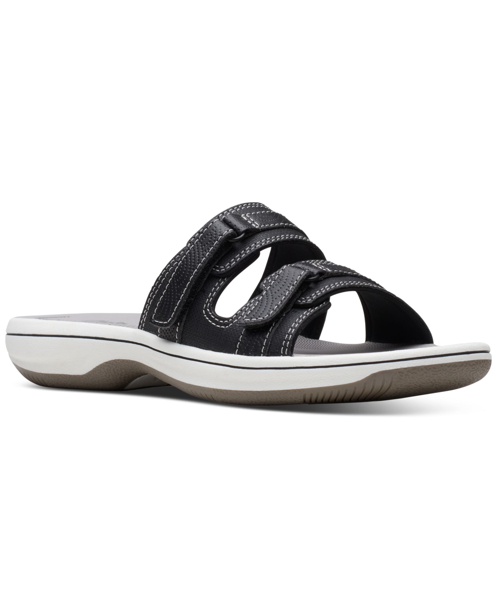 Clarks Women's Cloudsteppers Breeze Piper Comfort Slides