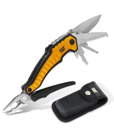 Cat XL 9-in-1 Multifunction Knife and Pliers Tool with Pouch