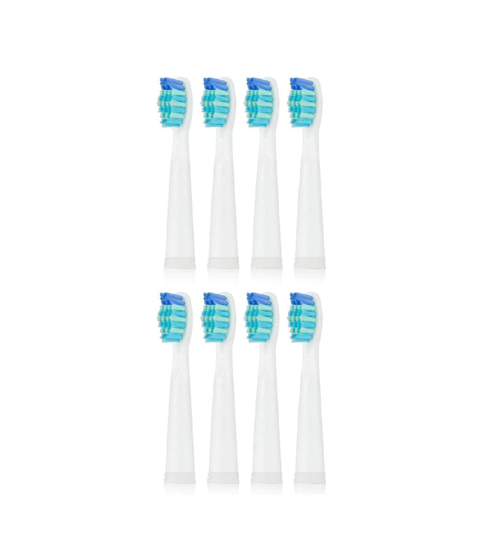 PURSONIC 8 Pack Brush Heads Replacement (TBUSB180 & TBUSB200)