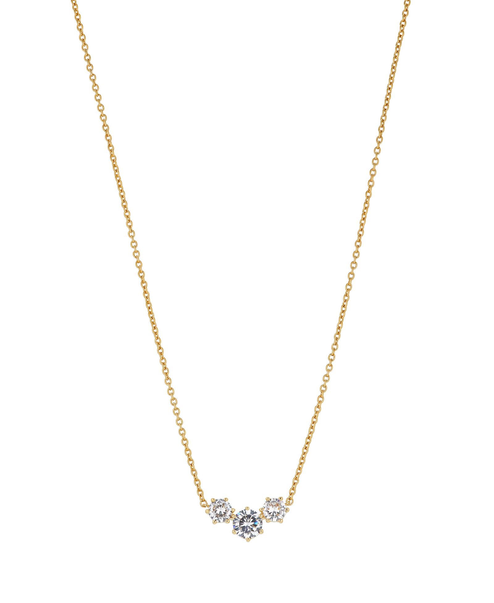 Eliot Danori Cubic Zirconia Mini Frontal Necklace, Created for Macy's