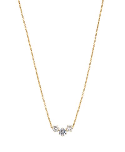 Eliot Danori Cubic Zirconia Mini Frontal Necklace, Created for Macy's