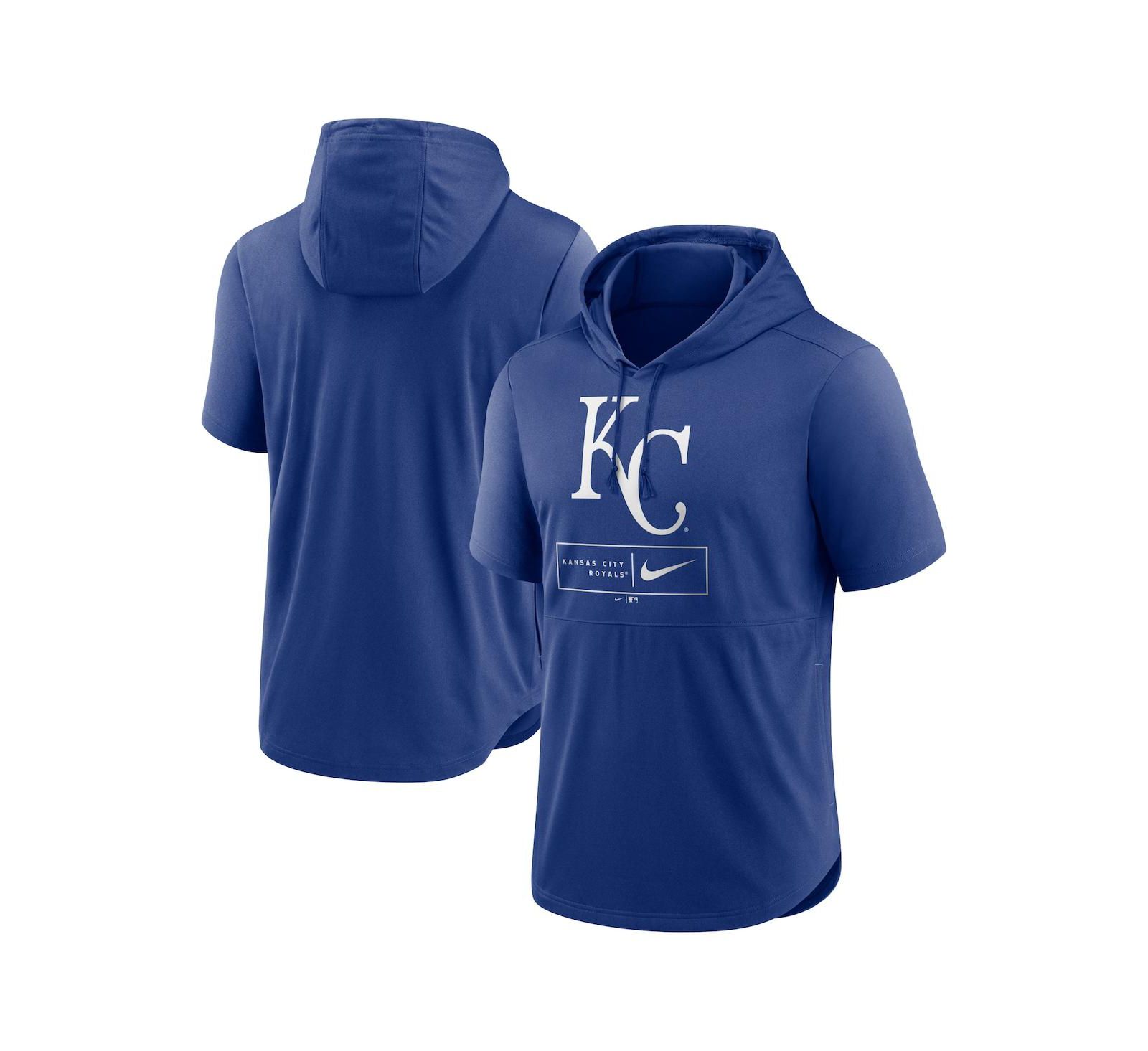 Мужское худи Nike с логотипом Kansas City Royals, синий Royal