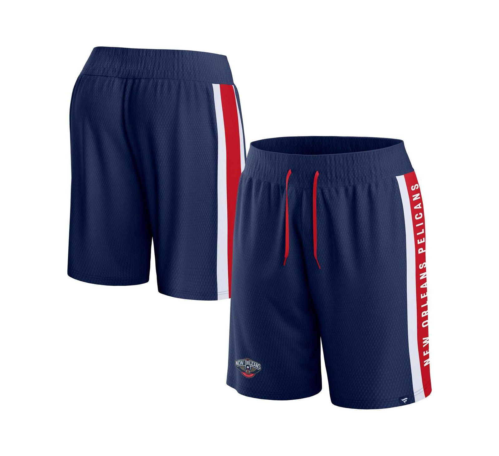 Men's Fanatics Navy New Orleans Pelicans Referee Iconic Mesh Shorts