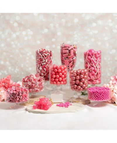 Just Candy Deluxe Pink Candy Buffet, 14 Pounds