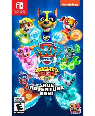 U & I Entertainment Paw Patrol Mighty Pups Save Adventure Bay 2-Player Co-op Action-Adventure Nintendo Switch