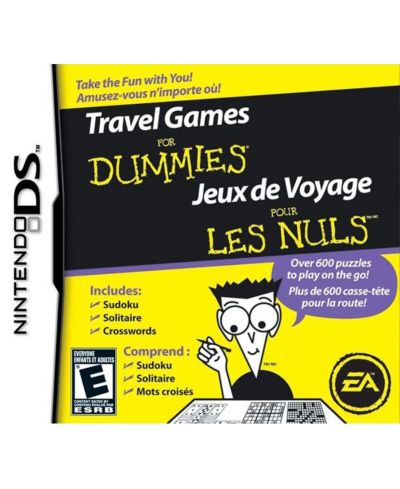 Travel Games For Dummies Puzzle Standard Edition Nintendo DS