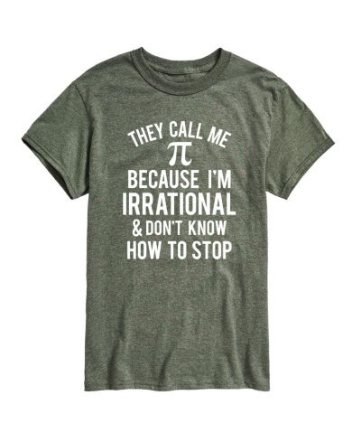 AIRWAVES Men's Call Me Pi Short Sleeves T-shirt