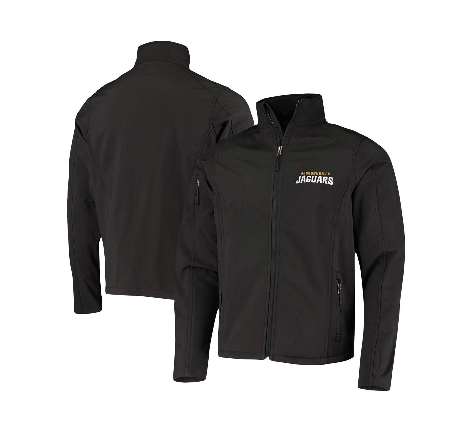 Men's Dunbrooke Black Jacksonville Jaguars Sonoma Softshell Full-Zip Jacket