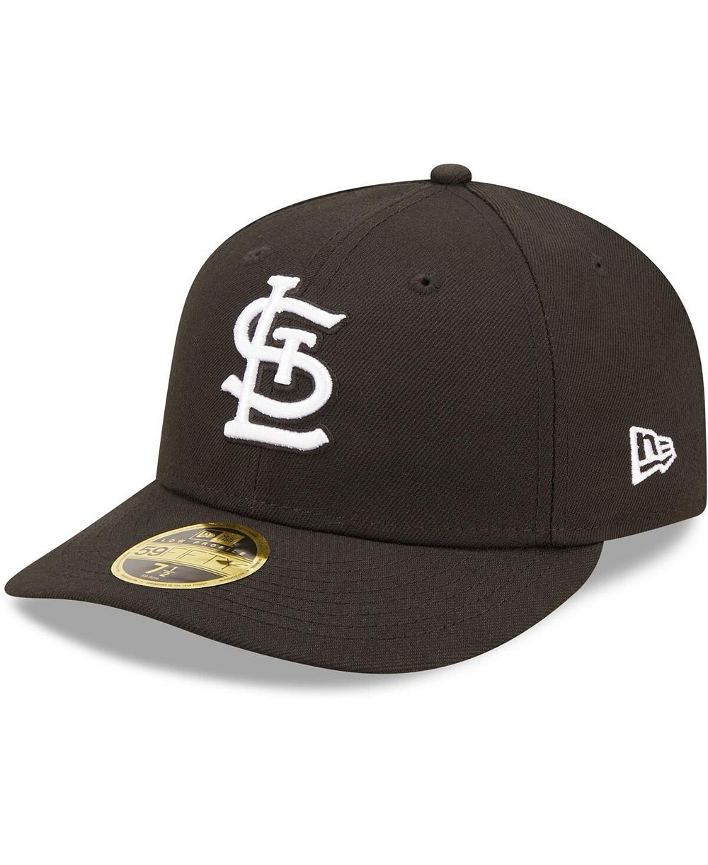 New Era Мужская кепка 59FIFTY Low Profile, St. Louis Cardinals, цвет Black, White