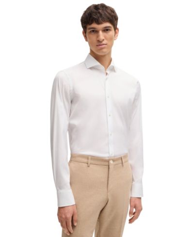Мужская рубашка Hugo Boss Slim-Fit Easy-Iron Dress