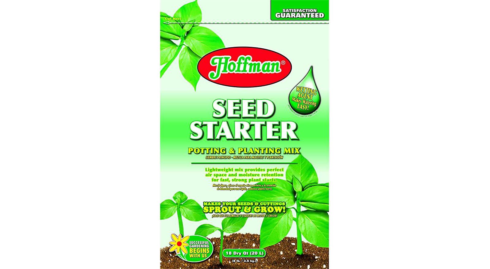 почва для проращивания семян Hoffman 18qt
