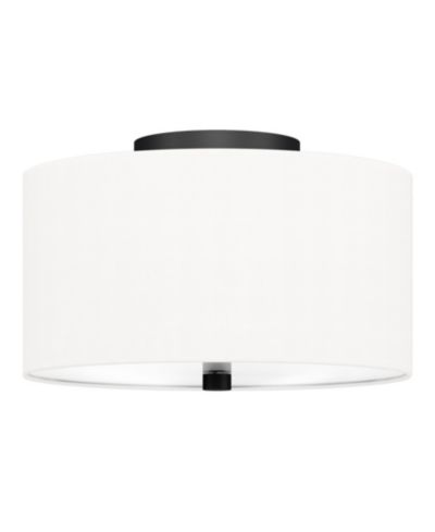 Потолочный светильник Ellis 12" Flush Mount с тканевым абажуром