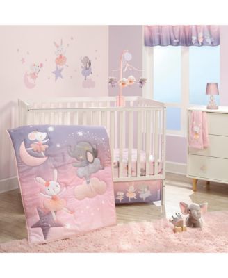 Комплект постельного белья для детской кроватки Bedtime Originals Tiny Dancer, 3 шт., слон