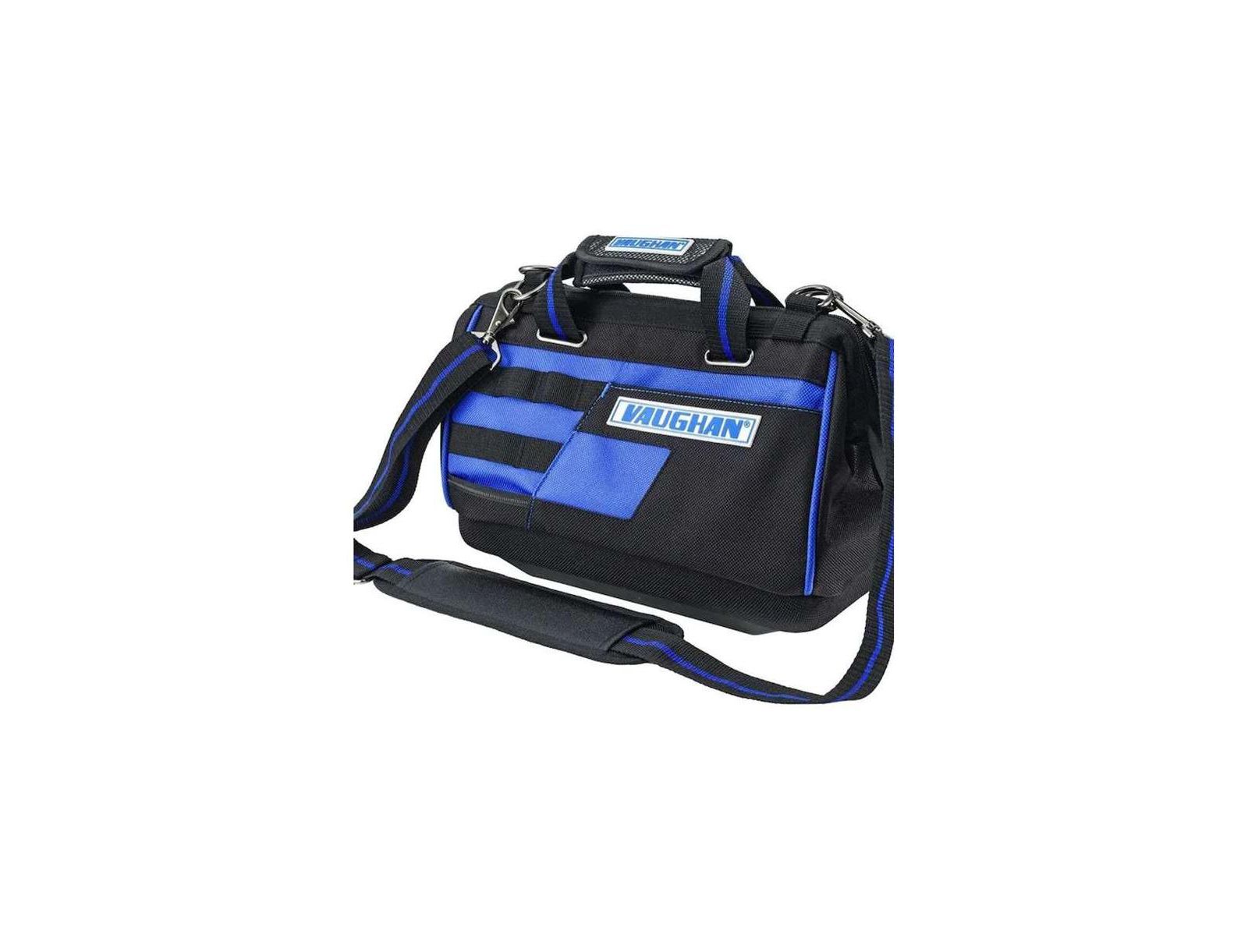 Vaughan 13 Inch Wide Mouth Blue and Black Tool Bag