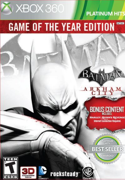 Бэтмен: Аркхем Сити Game of the Year Edition Xbox 360