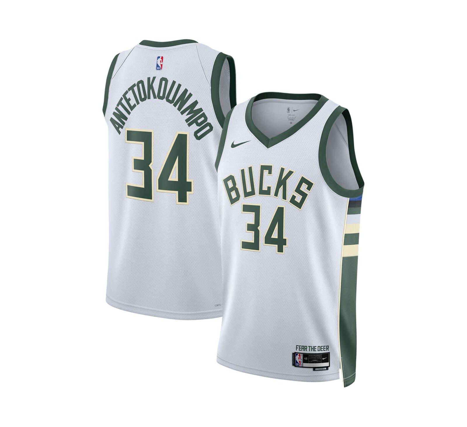 Джерси Nike Giannis Antetokounmpo Milwaukee Bucks Swingman для мужчин и женщин