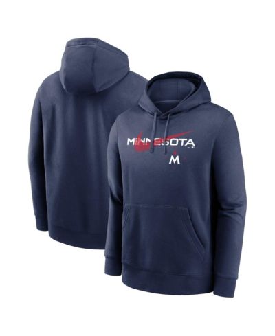 Мужское худи Nike Navy Minnesota Twins 2023 Swoosh Neighborhood Pullover