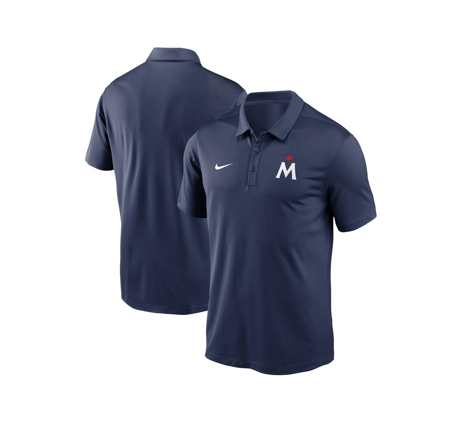 Мужская рубашка-поло Nike Navy Minnesota Twins 2023 Agility Logo Franchise Performance