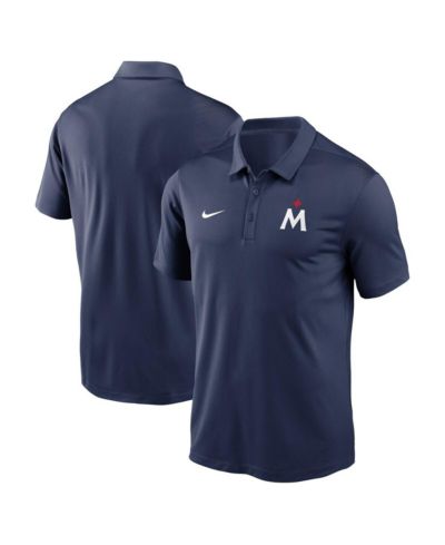 Мужская рубашка-поло Nike Navy Minnesota Twins 2023 Agility Logo Franchise Performance