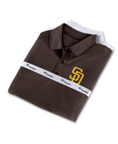 Fanatics Мужской набор поло, коричневый и белый, San Diego Padres