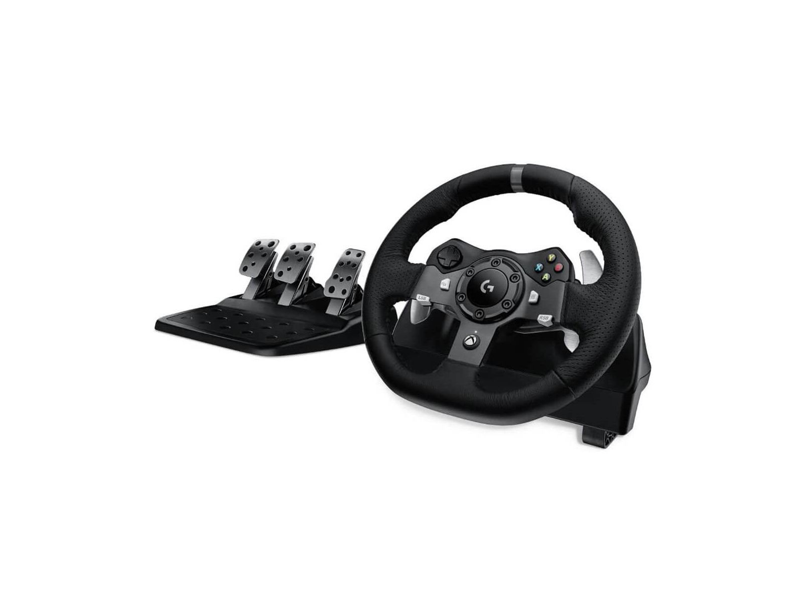 Logitech G920 Driving Force Wired Dual-Motor Force Feedback Racing Wheel for PC, Xbox One, Xbox Series X|S