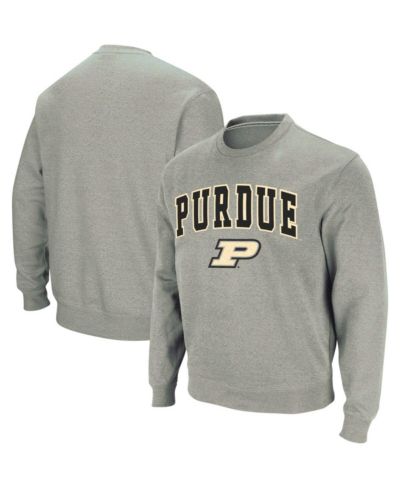Colosseum Men's Purdue Boilermakers Arch & Logo Crew Neck Sweatshirt